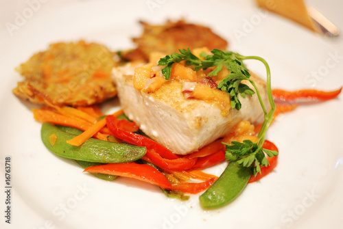 baked cod with vegetables