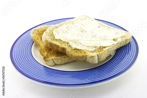 Toast on a Plate