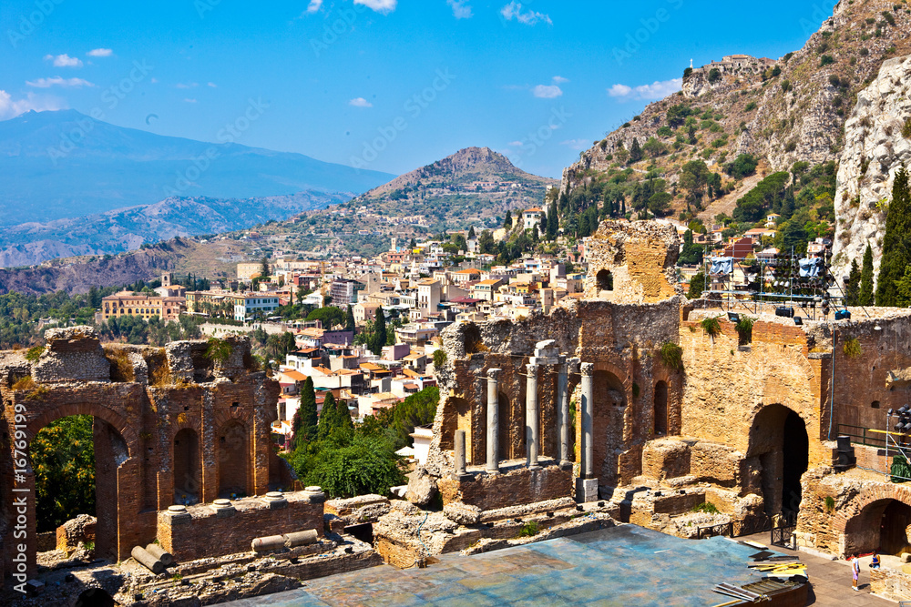 Fototapeta premium Teatro Greco Taormina