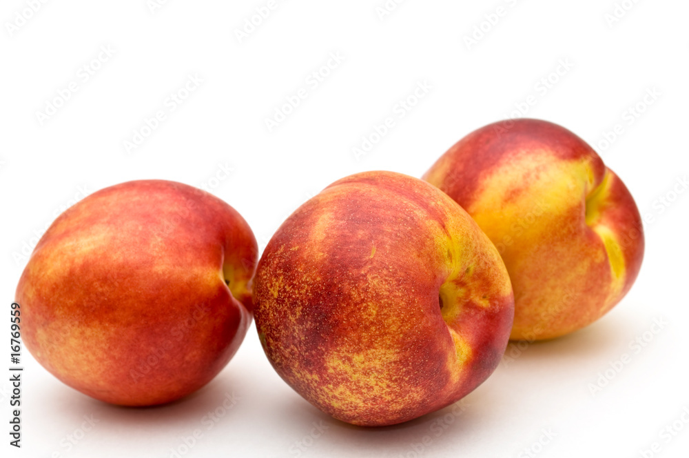 Three peaches. Three peaches.