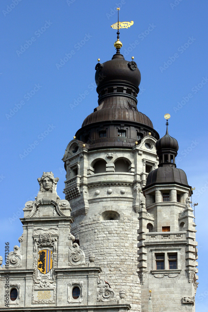 Fototapeta premium Leipzig Neues Rathaus
