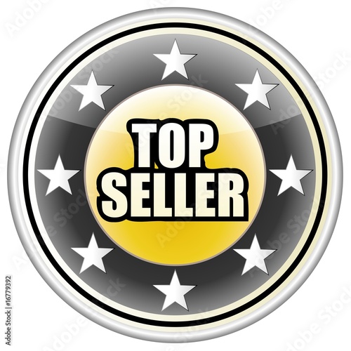 High Top Seller Angebot Button Sign, Easily Editable. photo