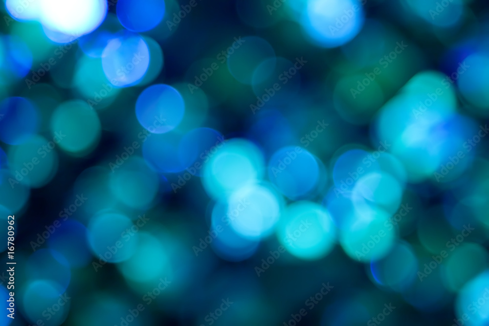 Obraz premium Blue Abstract Lights