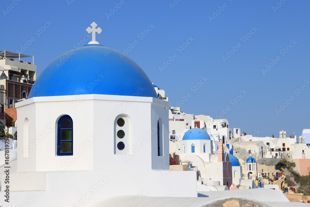 Chapelles à Santorin - Cyclades - Grèce