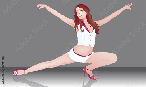 ballerina in posa
