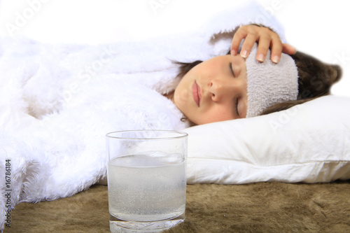 Billede på lærred Enfant malade