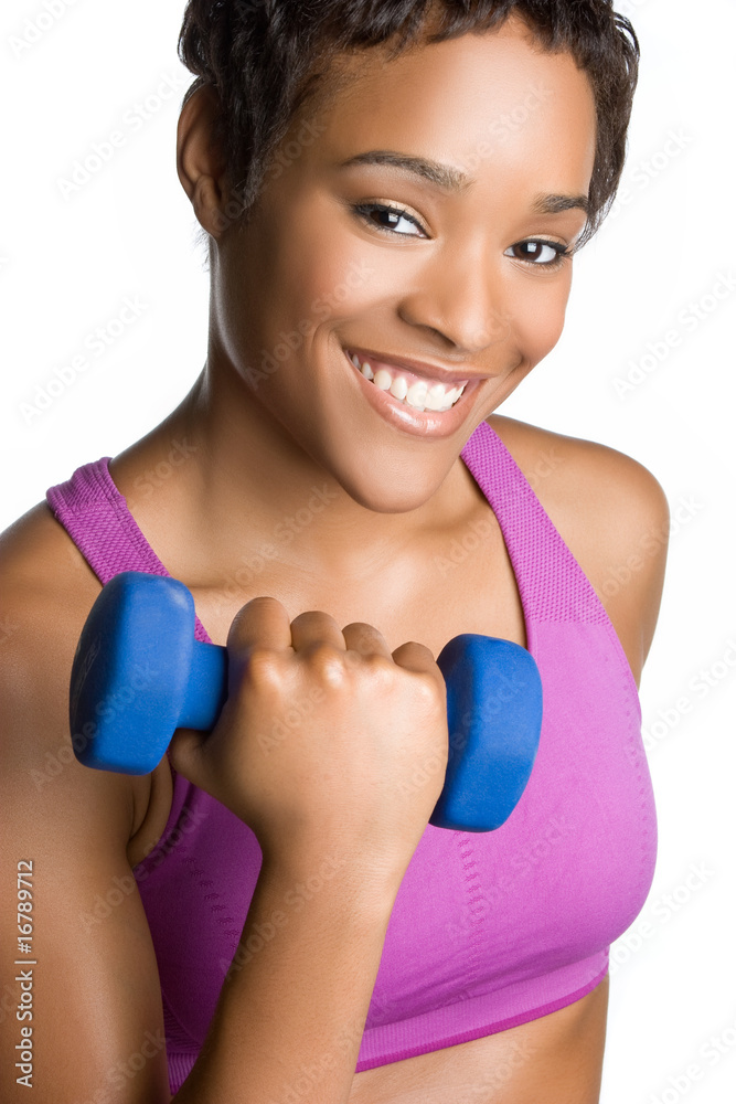 Smiling Exercise Woman Smiling Exercise Woman
