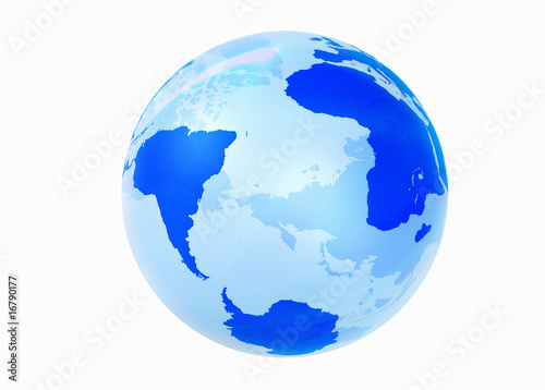 地球儀、南半球