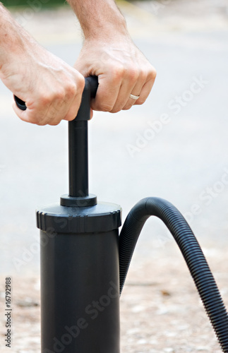 manual inflate mattres air pump
