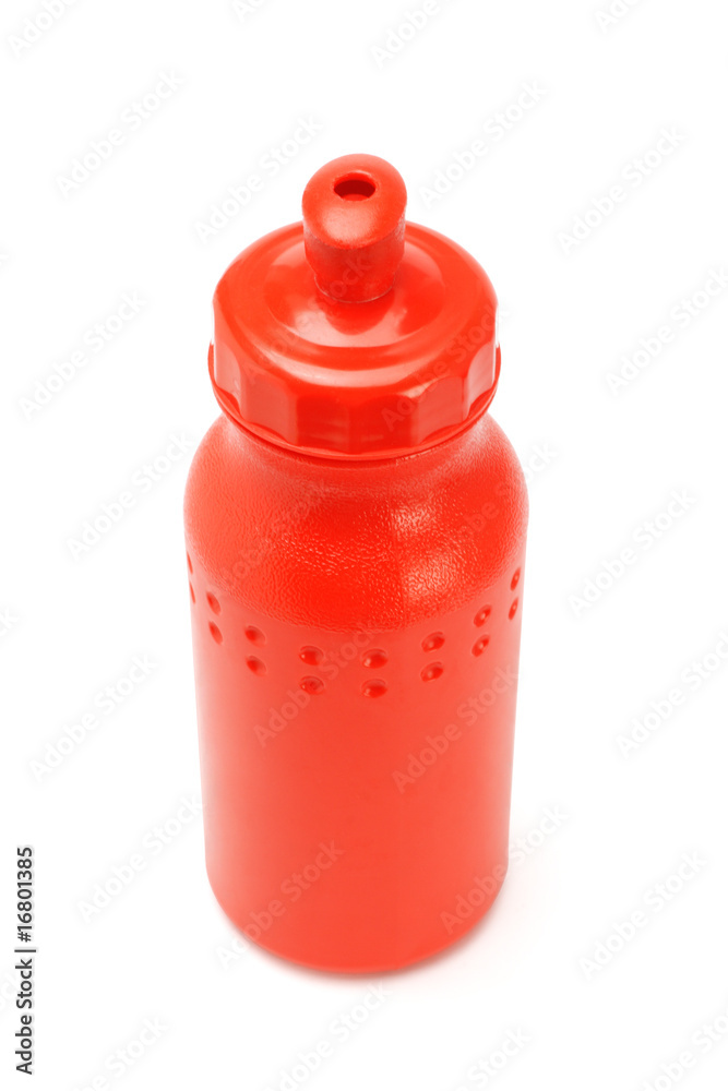 Red plastic water container Red plastic water container