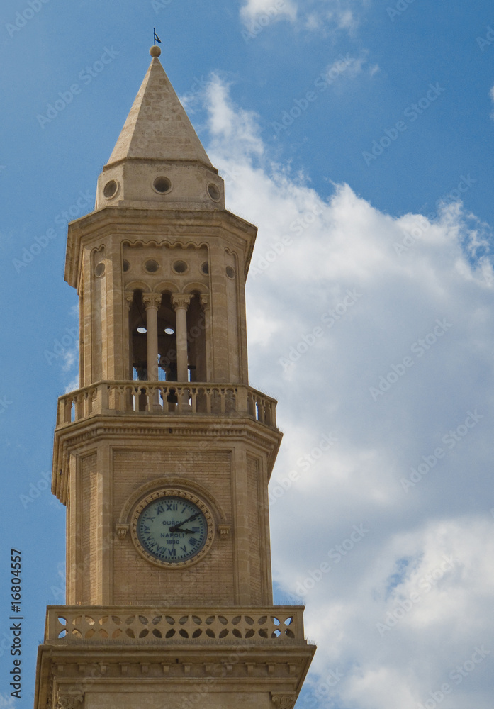 Clock tower. Altamura. Puglia