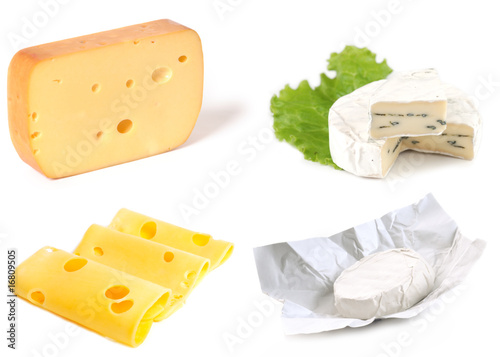 Set of cheeses