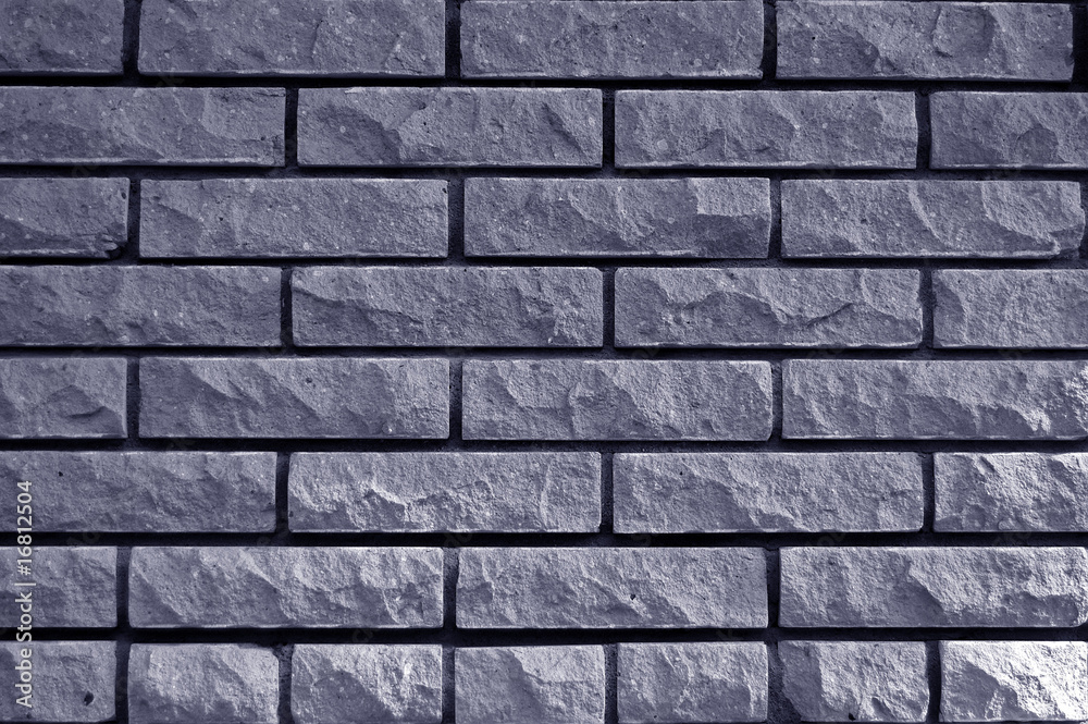 Brick wall in a moonlight