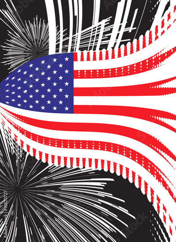 United States vector flag