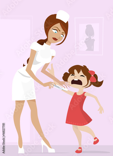 nurse with schoolgirl