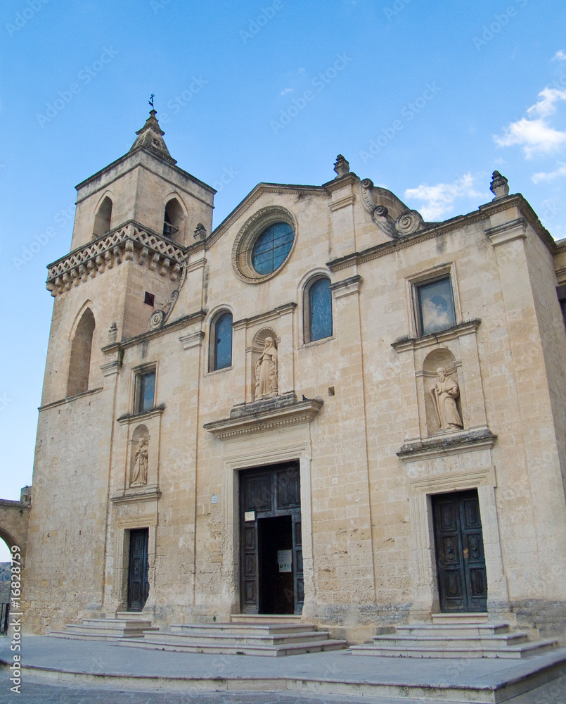 San Pietro caveoso church. Matera. Basilicata.