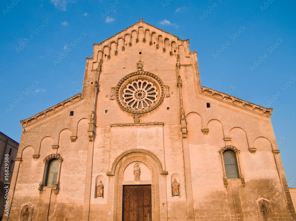 Cathedral. Sassi of Matera. Basilicata.