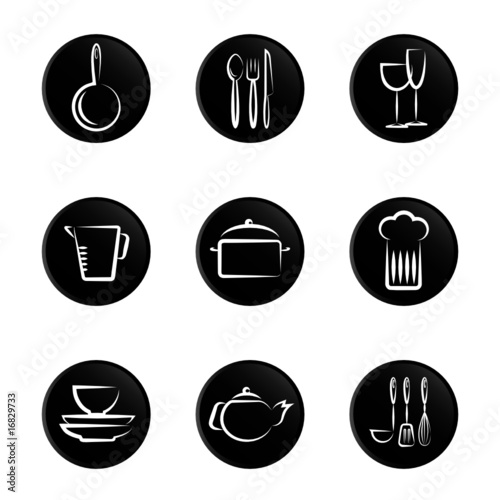 kitchenware object set
