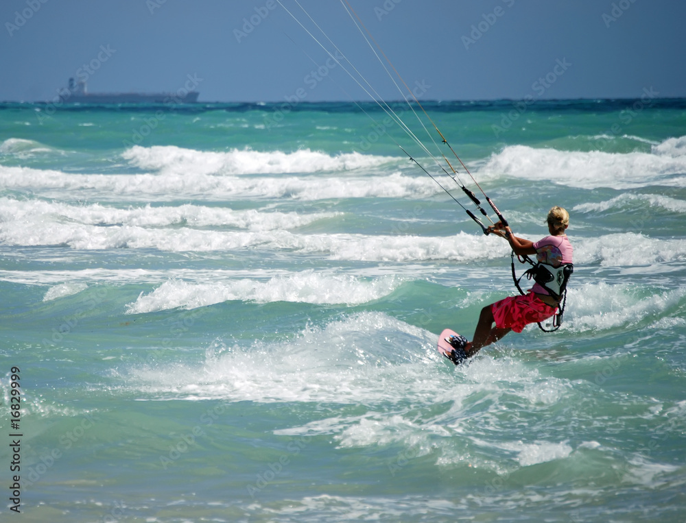 Woman Kite Surfer Woman Kite Surfer