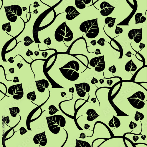 Background with leaves