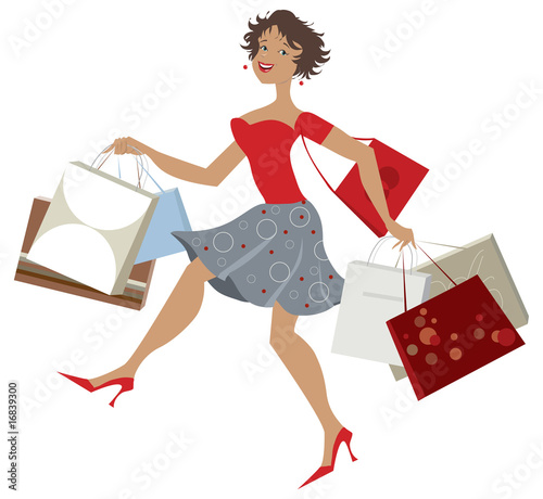 Happy shopper