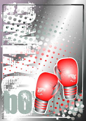box golden poster background 3