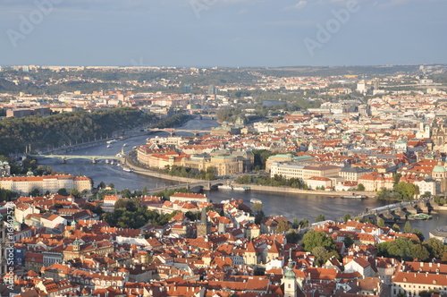Moldaupanorama in Prag