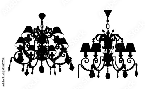 Luster Chandelier Vector 07