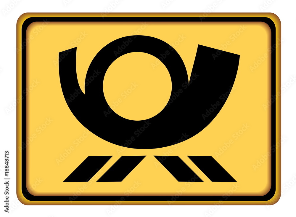 Posthorn Symbol StockIllustration Adobe Stock