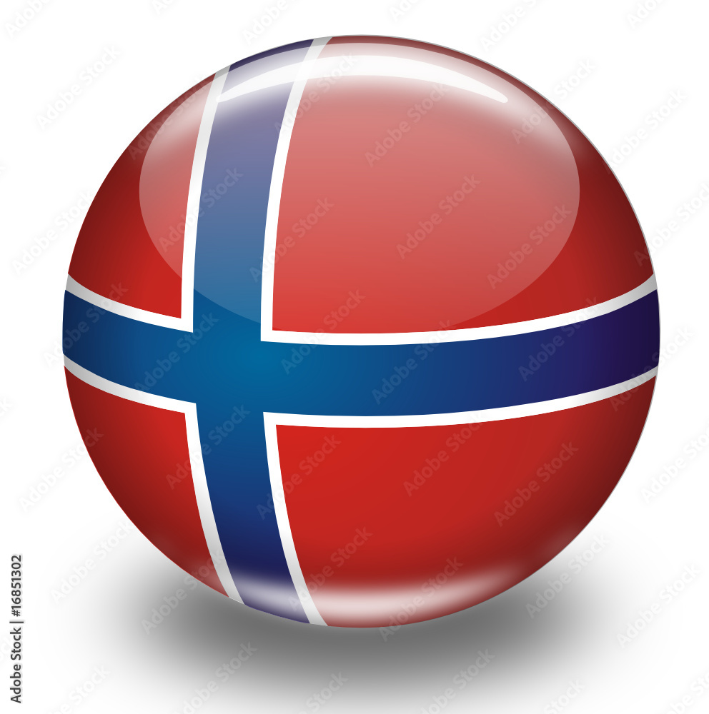 KUgel Norwegen Fahne