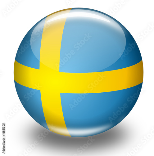 Kugel Schweden Fahne