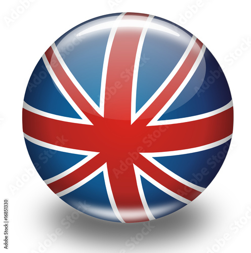 Kugel Großbritannien Fahne
