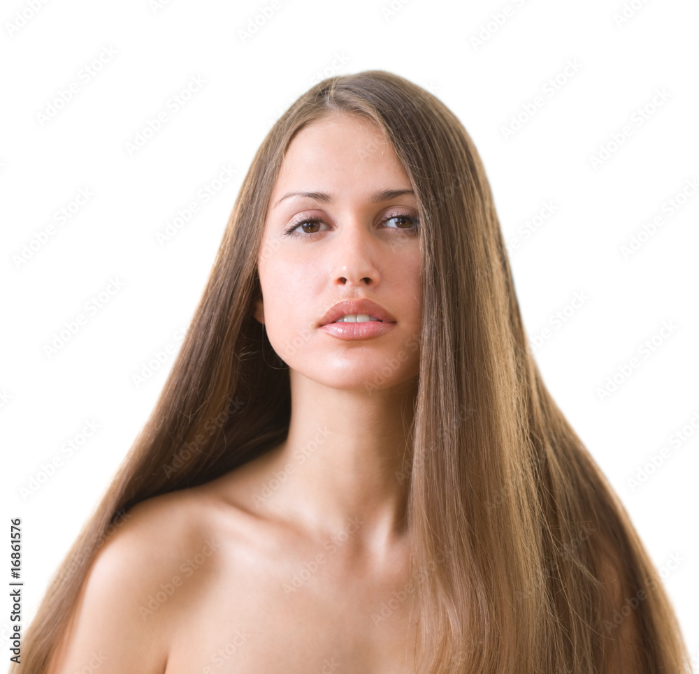 woman with l long hair. woman with l long hair.