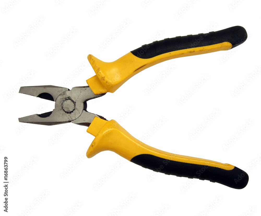 opened pliers opened pliers