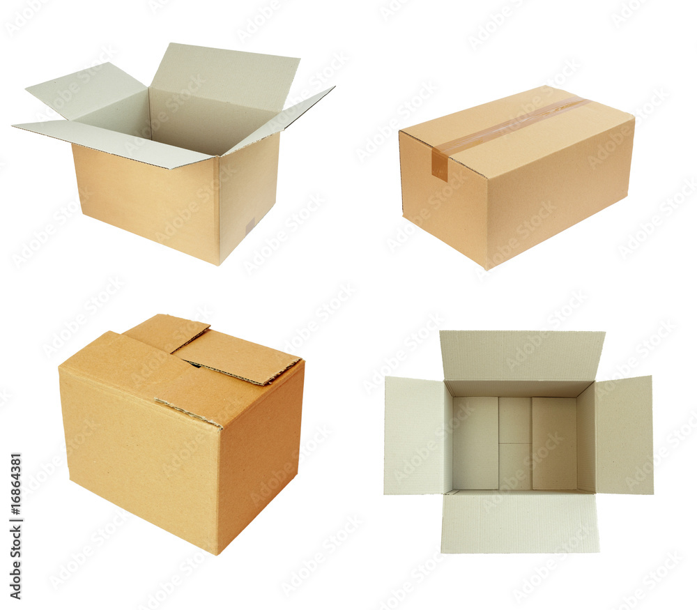 Fototapeta premium box package cardbord