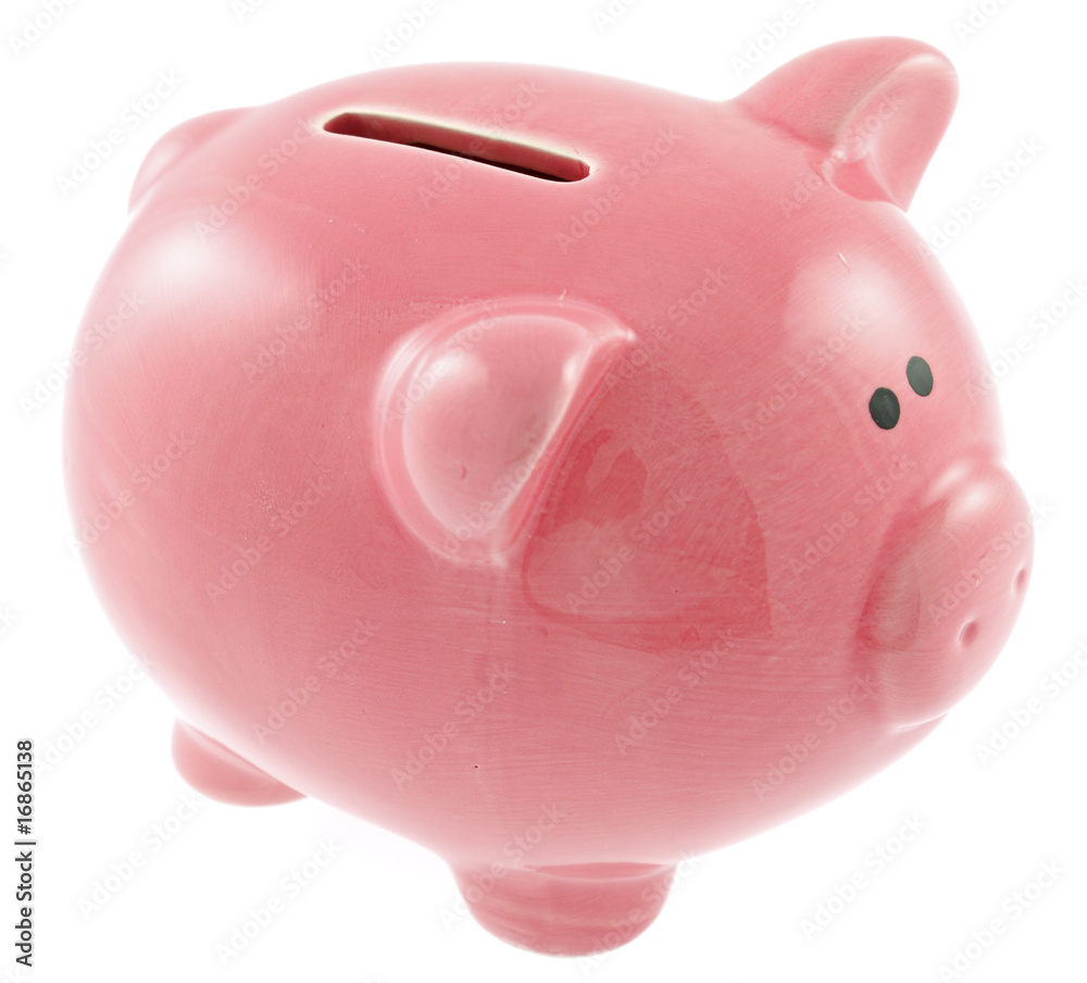 une tirelire, cochon rose Stock Photo | Adobe Stock