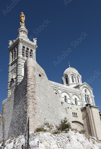 Obraz na płótnie Basilique Notre De La Garde - Marseille w salonie