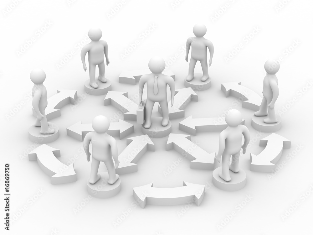 Conceptual image of teamwork. Isolated 3D image. Conceptual image of teamwork. Isolated 3D image.