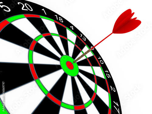 Darts on white background. ...