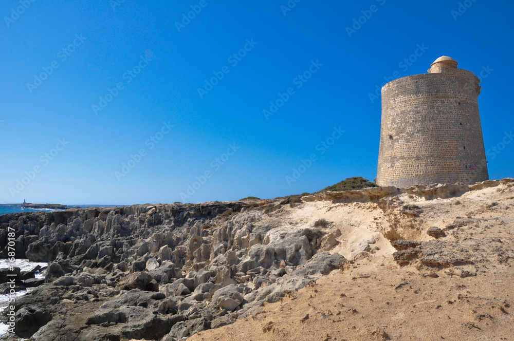 Fototapeta premium Torreta en Ibiza