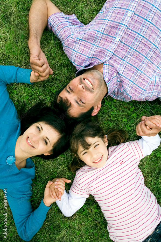 Fototapeta premium Family outdoors