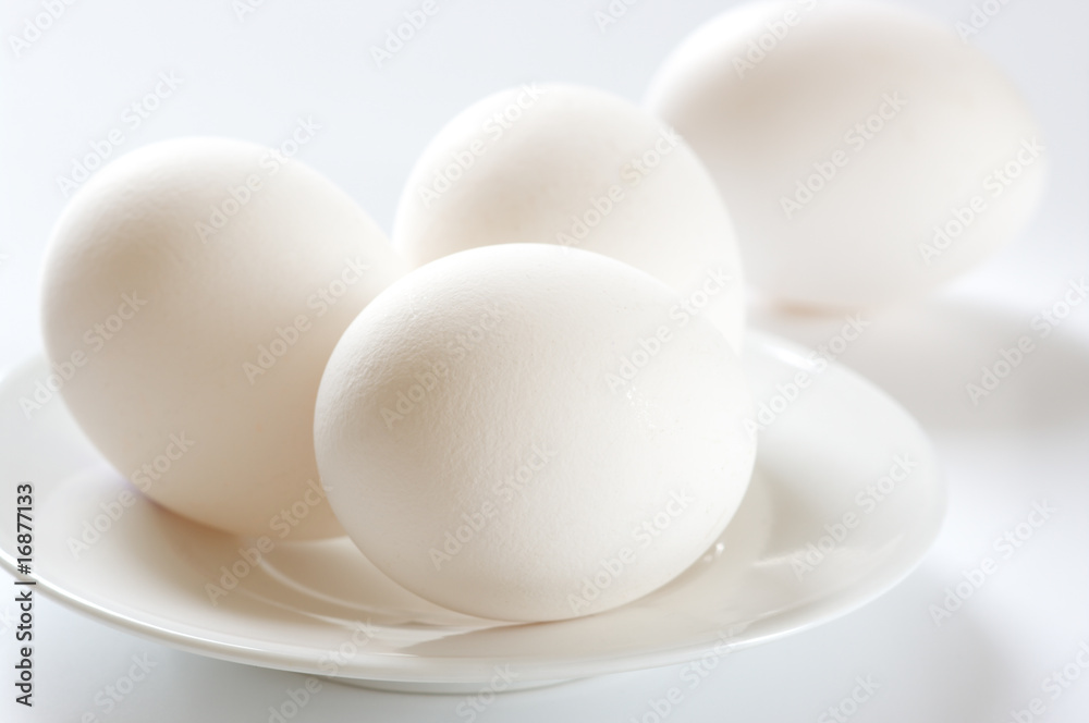 Chicken eggs close-up Chicken eggs close-up