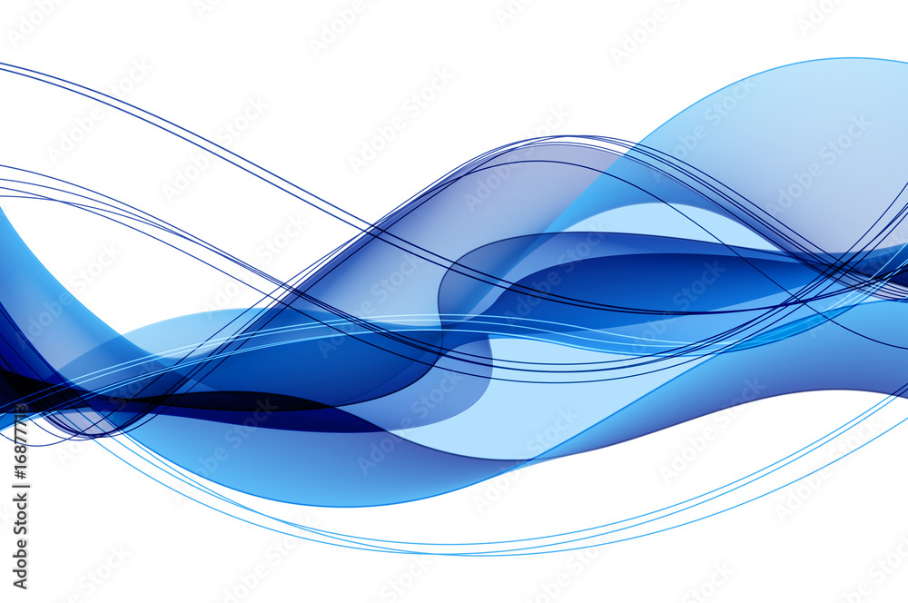 Fototapeta premium background or wallpaper blue decorative texture with waves