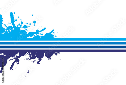 vector image with lines with splashes