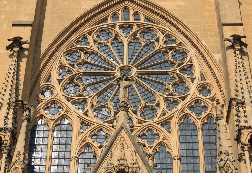 Obraz premium Rosace cathédrale Metz