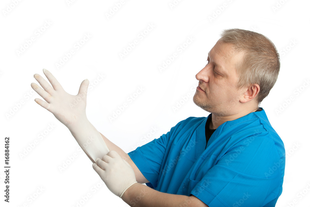 doctor clothes rubber gloves doctor clothes rubber gloves