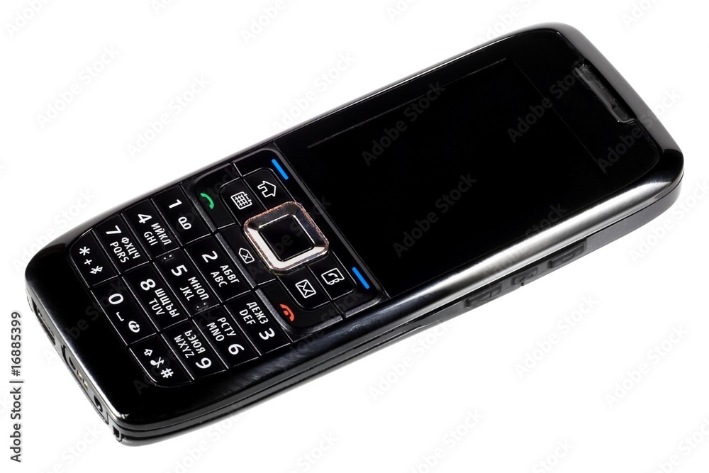 Mobile phone isolated on white background Mobile phone isolated on white background