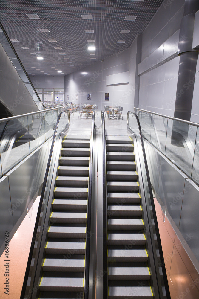 Modern building interior Modern building interior