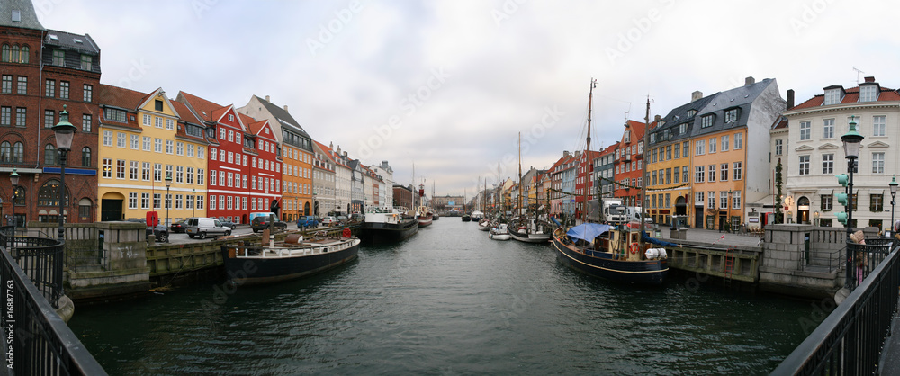 Nyhavn. Copenhagen harbor