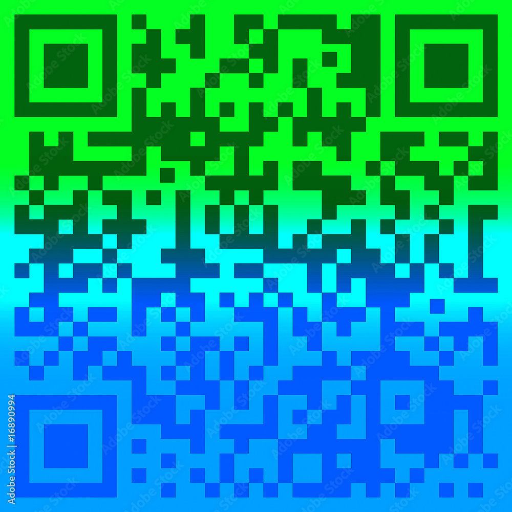 Obraz premium Code barre 2D